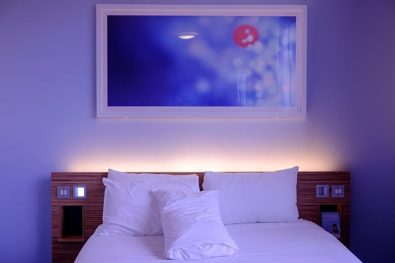 Luxury hotel bedroom